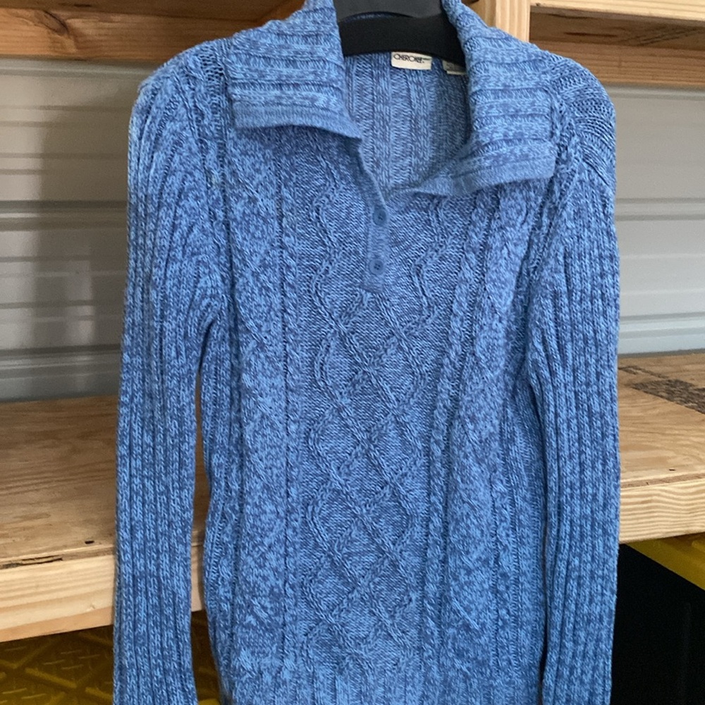 NWOT Chunky Cable Knit Sweater by Cherokee |Size Medium